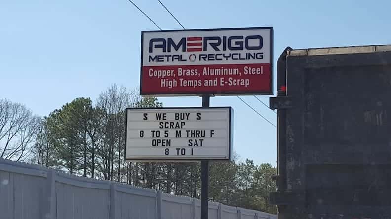 Amerigo Metal Recycling at 1340 Forest Pkwy, Morrow, GA 30260