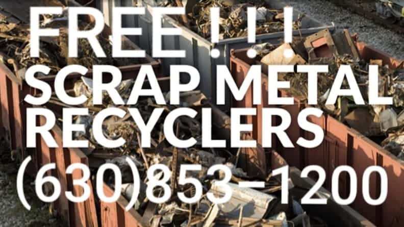 Free Scrap Metal Pick Up at 1049 Indiana St, Aurora, IL 60506