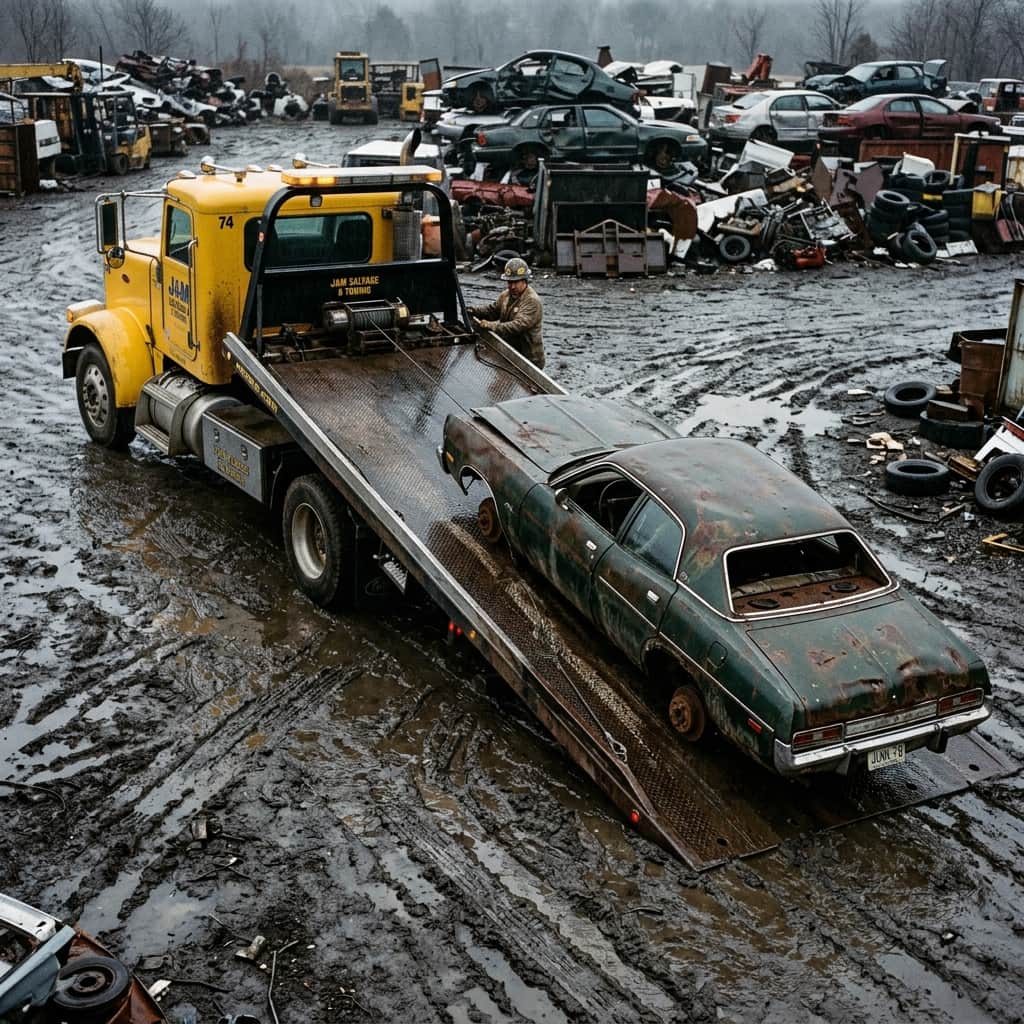 How to Junk a Car with No Wheels, No Keys, or Dead Brakes