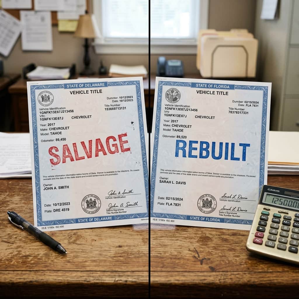 Rebuilt vs. Salvage Title: What Is the Difference and Does It Matter?