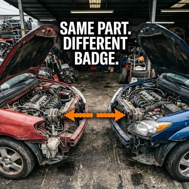 The Sister Car Secret: How to Find Interchangeable Auto Parts at the Junkyard