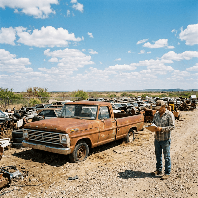 How to Junk a Car in Texas (With or Without a Title): The 2026 Legal Guide