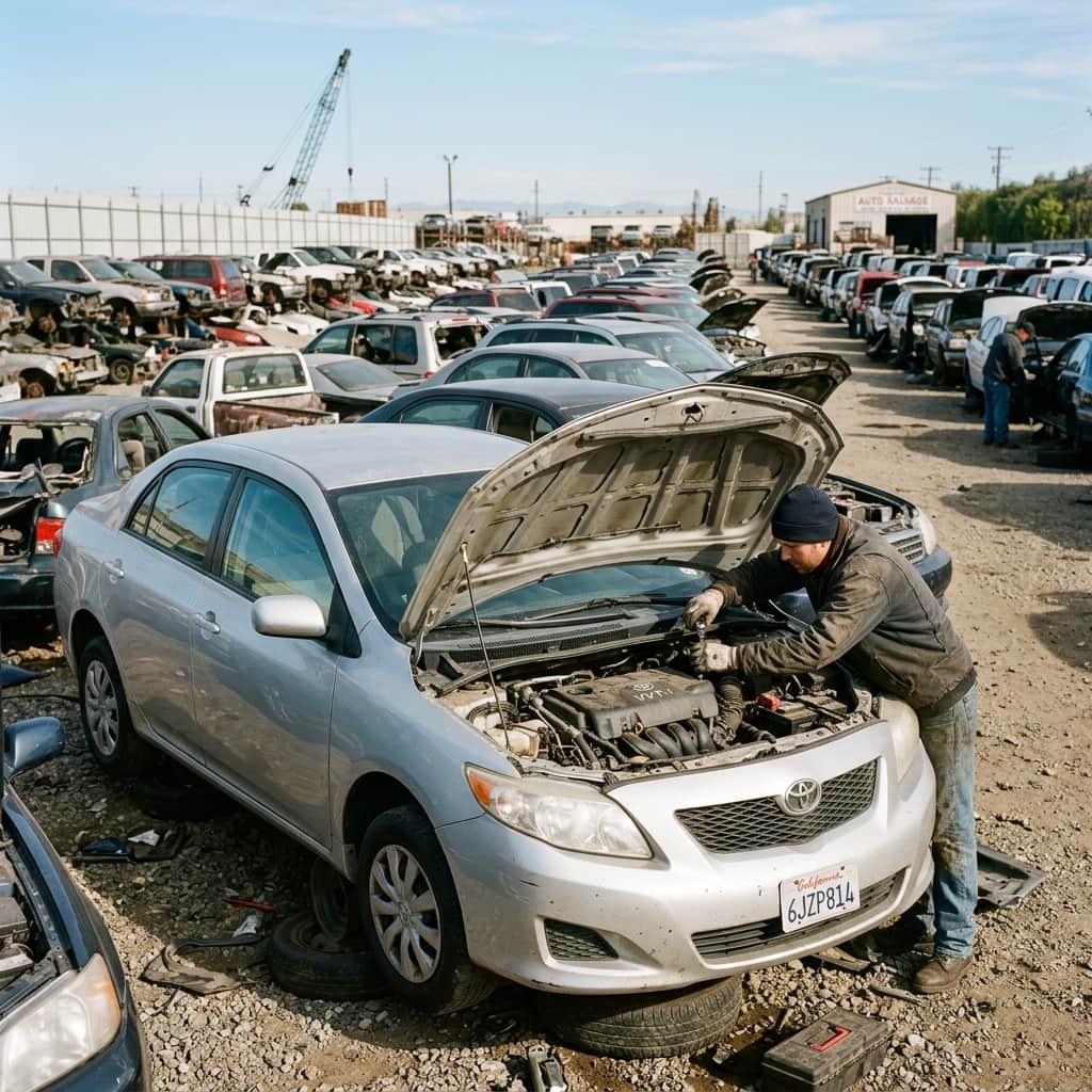 Guía de Partes de Yonke para Toyota Corolla: Generaciones, Intercambios y Qué Sacar