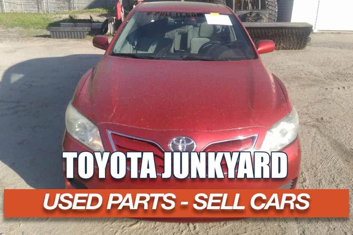 Yonke de Toyota cerca de mí, auto partes usadas, vende autos chatarra de Toyota.