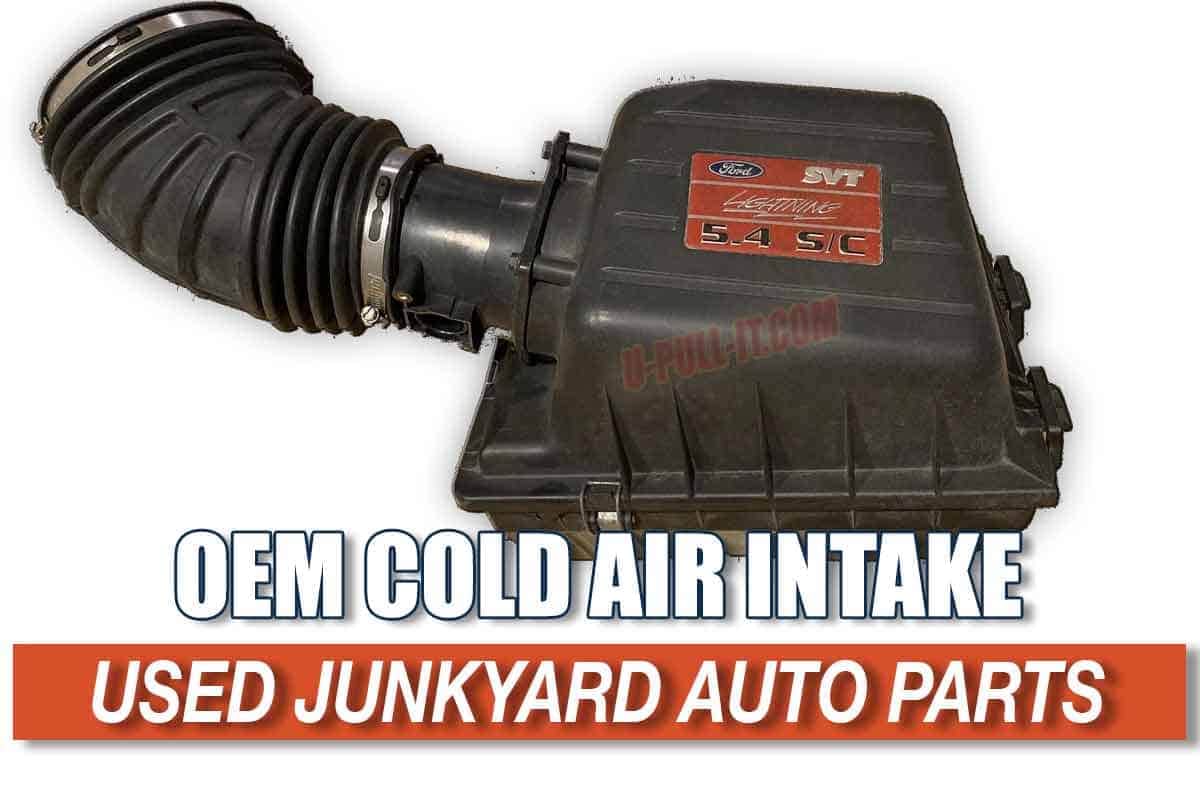 Buying an OEM Cold Air Intake System for Your Vehicle at a junkyard