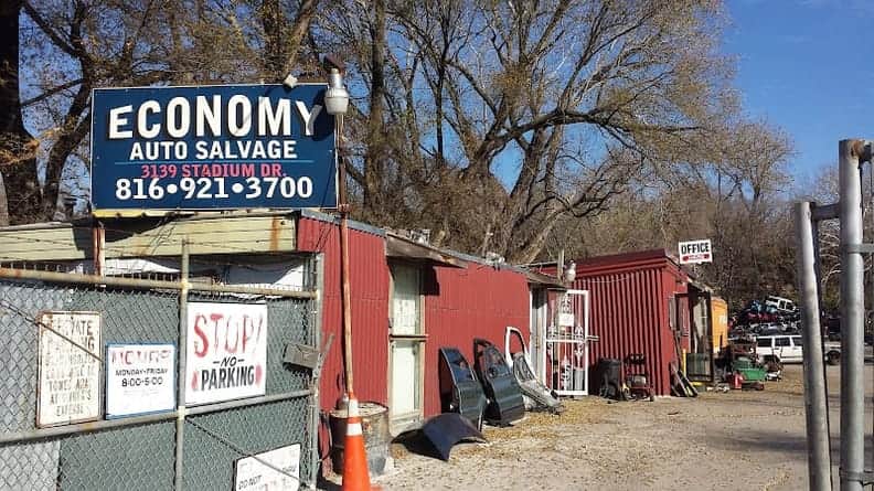 Economy Auto Salvage at 3139 N Stadium Dr, Kansas City, MO 64128 — used auto parts in Kansas City, MO