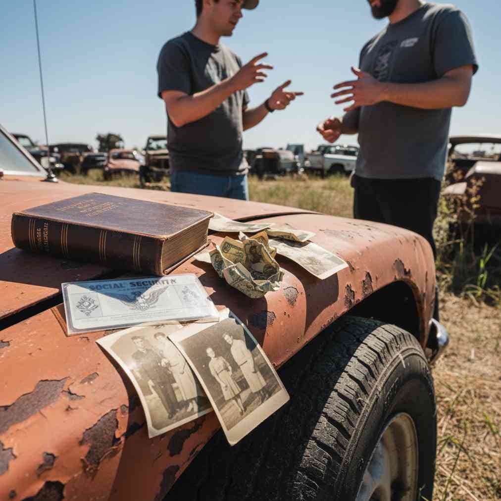 What's the Weirdest Thing You've Found in a Junkyard Car?