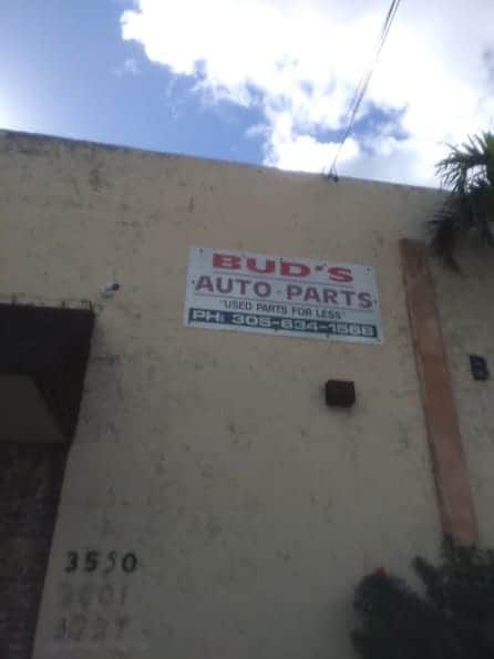 Bud's Auto Parts at 3550 NW S River Dr, Miami, FL 33142 — used auto parts in Miami, FL