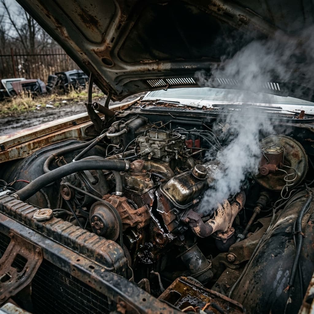 How to Junk a Car with a Blown Engine (Repair vs. Scrap Guide)