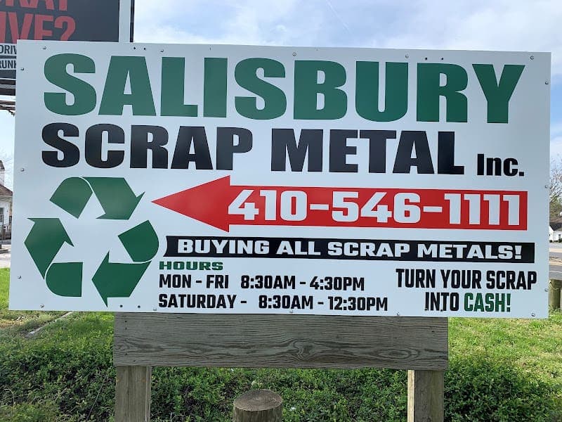 Salisbury Scrap Metal Inc. at 909 Boundary St, Salisbury, MD 21801