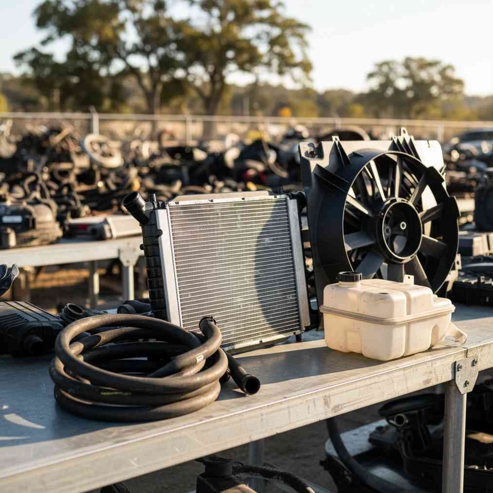 Finding a Used Radiator and Cooling System Parts at a Salvage Yard