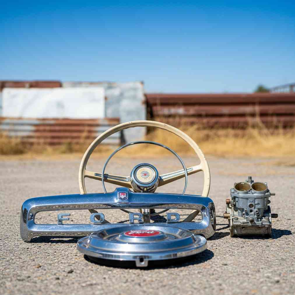 Finding Parts for an Old Ford Truck at a Junkyard