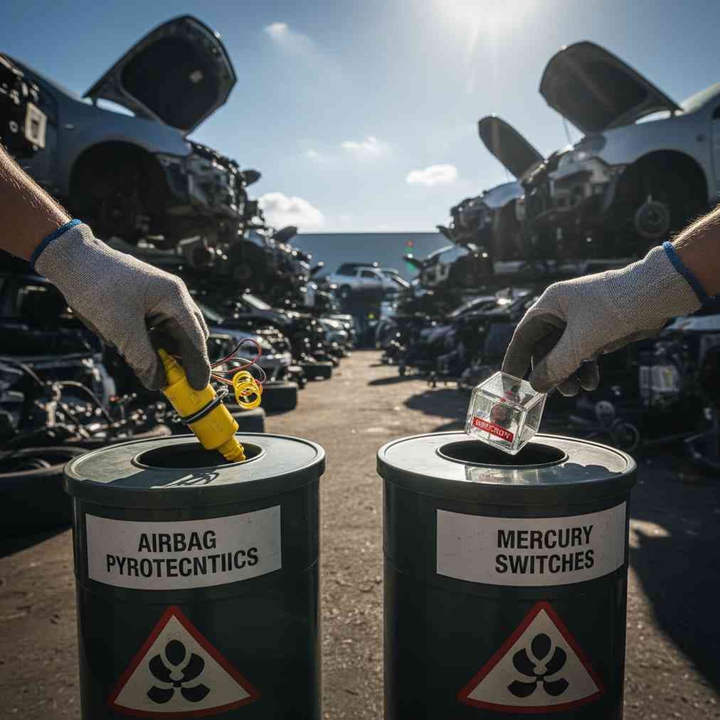 How to Handle Hazardous Components (airbags, mercury switches) Safely