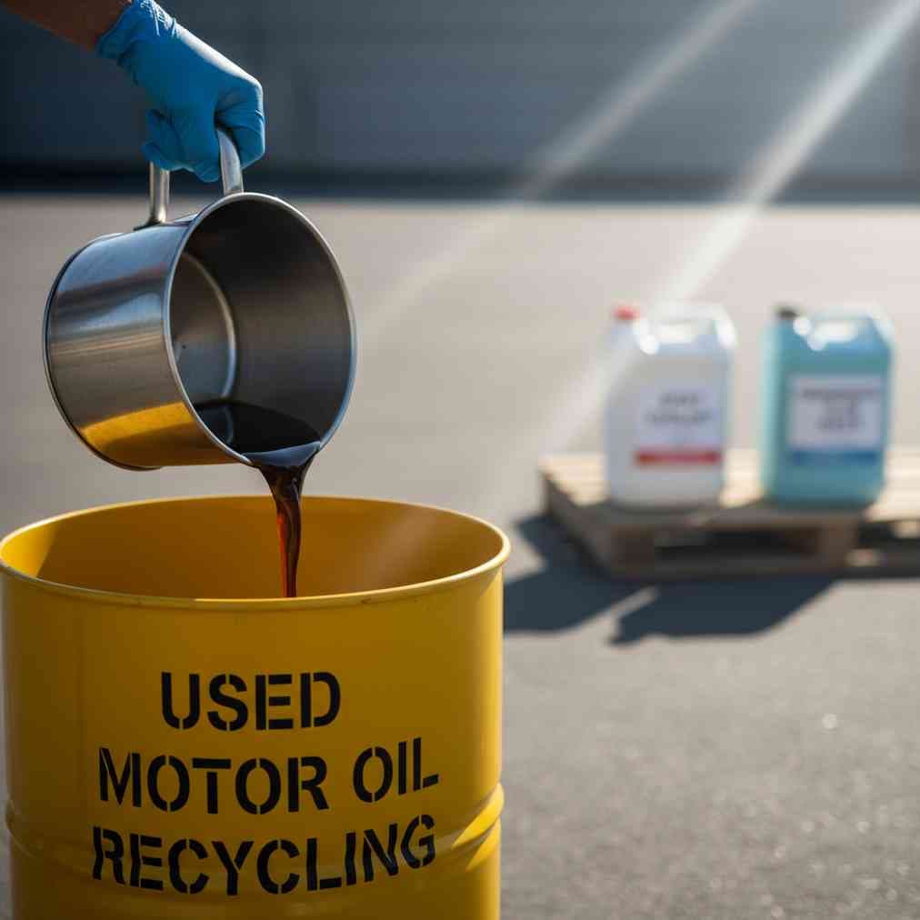 How to Recycle Vehicle Fluids (oil, coolant, refrigerant) Responsibly