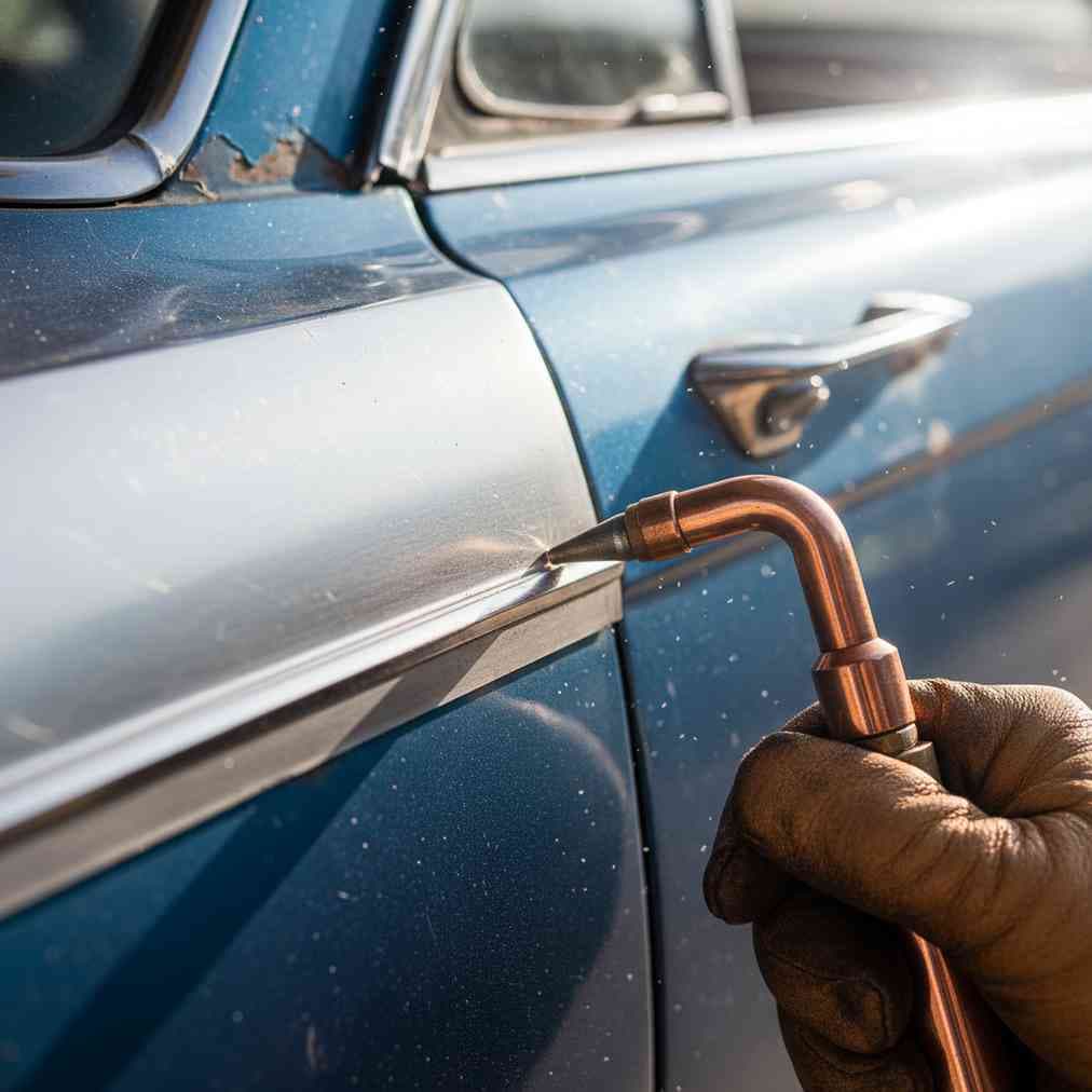 Repairing Body Panels with Used Patch Panels from Salvage Yards