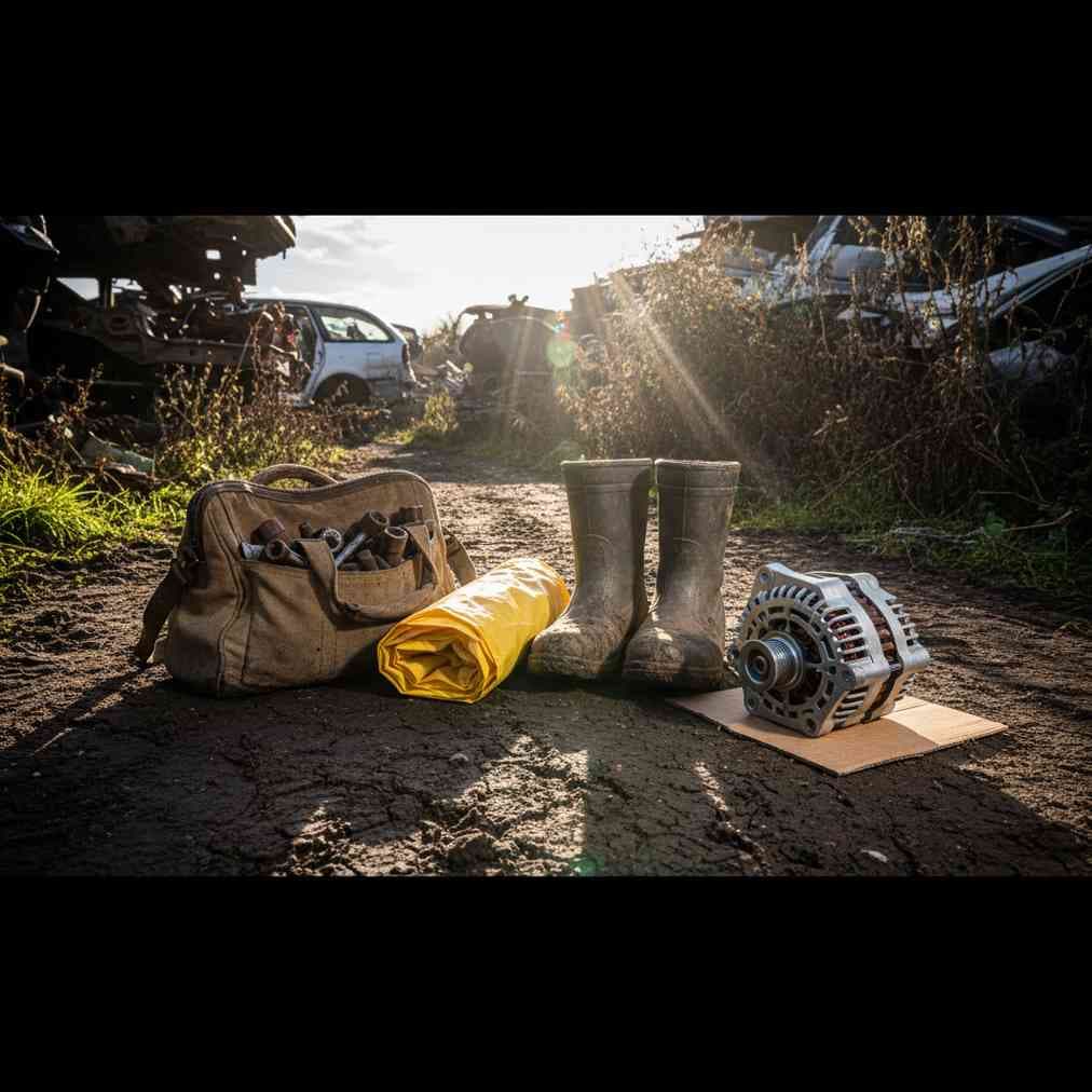 Weathering the Yard: Tips for Pulling Parts in Sun, Rain, or Mud