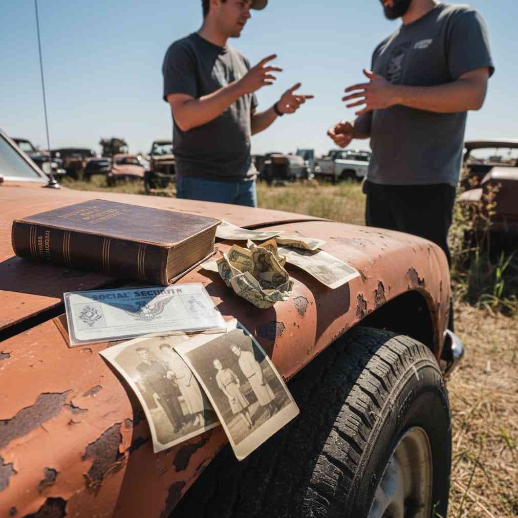 What's the Weirdest Thing You've Found in a Junkyard Car?