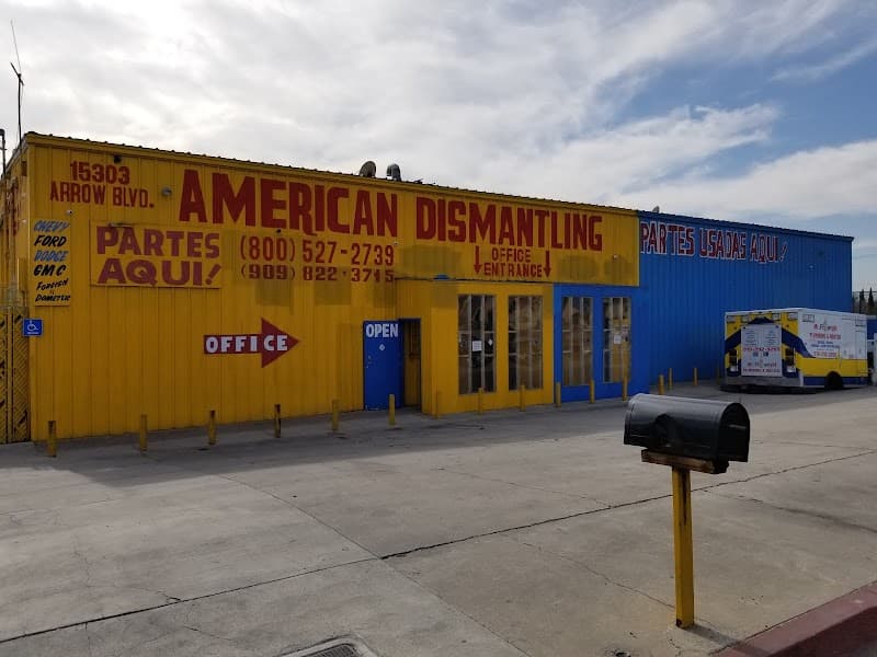 American Dismantling at 15303 Arrow Route, Fontana, CA 92335