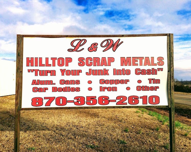 L&W Hilltop Scrap Metal at 1554 US-70, Glenwood, AR 71943