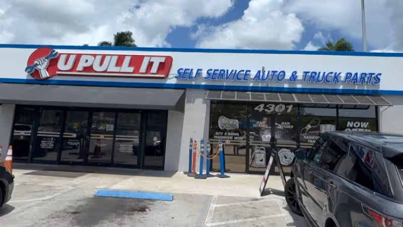 U PULL IT DAVIE at 4301 S State Rd 7, Davie, FL 33314 — used auto parts in Davie, FL