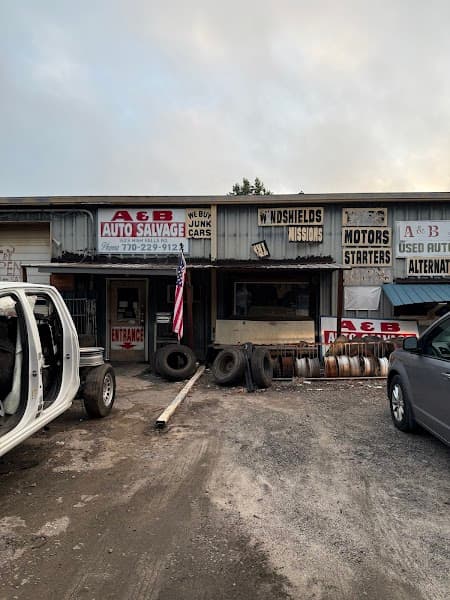 A & B Auto Salvage at 1523 High Falls Rd, Griffin, GA 30223