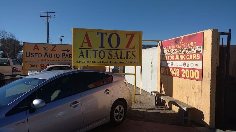 A to Z New & Used Auto Parts at 42137 4th St E, Lancaster, CA 93535