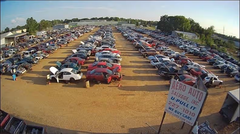 Aero Auto Salvage Inc "U-Pull-It" at 707 Aero Dr, Shreveport, LA 71107 — used auto parts in Shreveport, LA