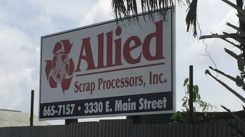 Allied Scrap Processors, Inc at 3330 E Main St, Lakeland, FL 33801 — used auto parts in Lakeland, FL