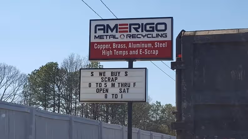 Amerigo Metal Recycling at 1340 Forest Pkwy, Morrow, GA 30260 — used auto parts in Morrow, GA