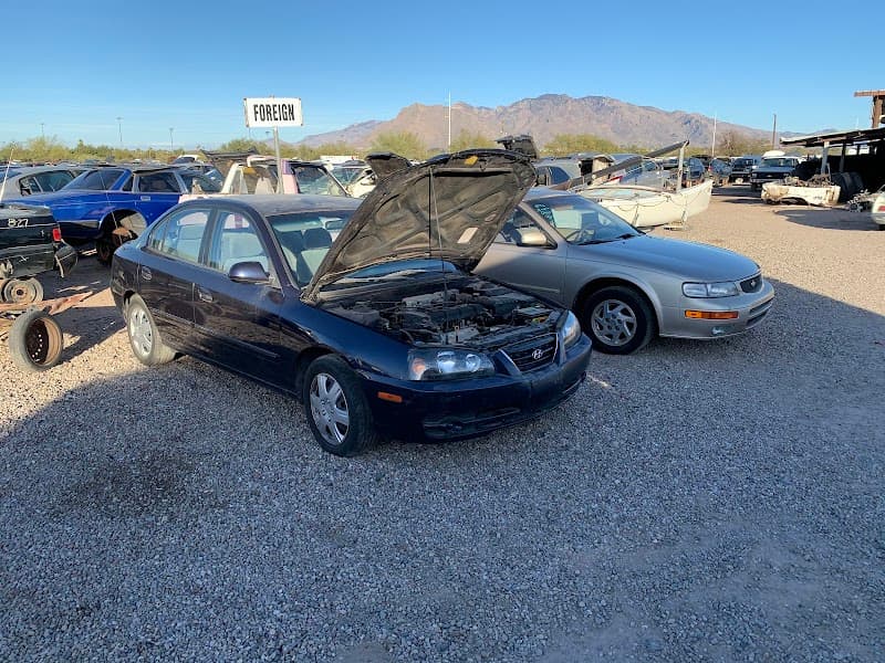 Arizona U-Pull Save Auto Parts at 5602 N Camino De La Tierra, Tucson, AZ 85705 — used auto parts in Tucson, AZ