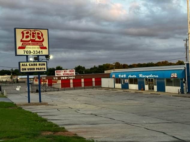 B & B Auto Parts & Salvage at 10900 NE 23rd St, Oklahoma City, OK 73141 — used auto parts in Oklahoma City, OK