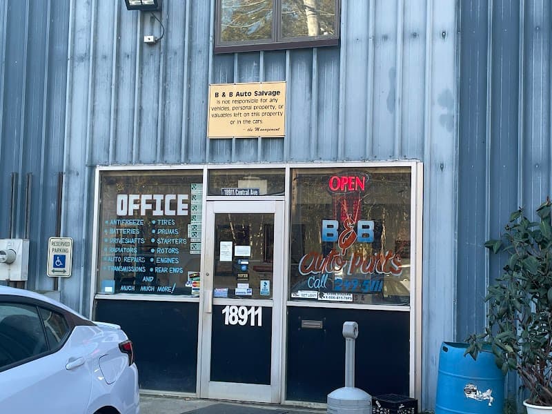 B&B Auto Salvage Ltd at 18911 Central Ave, Upper Marlboro, MD 20774
