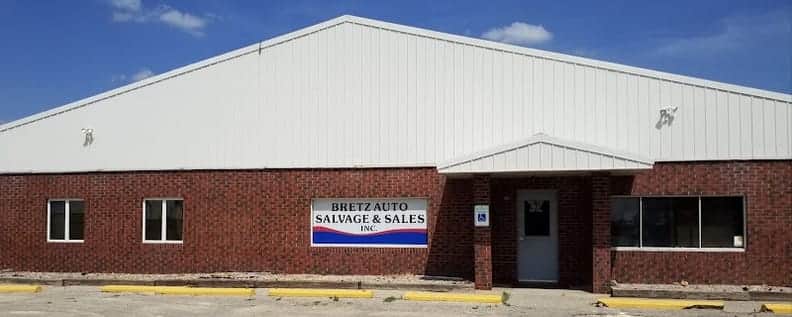 Bretz Auto Salvage & Sales at 1862 250th Ave, Hays, KS 67601 — used auto parts in Hays, KS