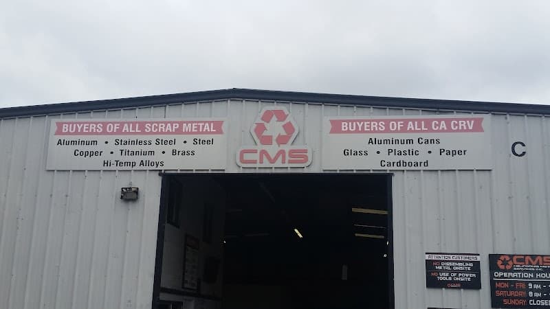 California Metal Services Inc at 1428 W Mission Rd, Escondido, CA 92029 — used auto parts in Escondido, CA