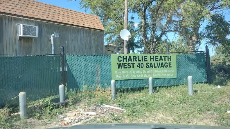 Charlie Heath West 40 Salvage at 2600 W Old Hwy 40, Salina, KS 67401 — used auto parts in Salina, KS