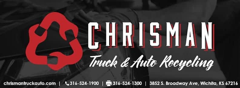 Chrisman's Truck-Auto Salvage at 3852 S Broadway, Wichita, KS 67216 — used auto parts in Wichita, KS