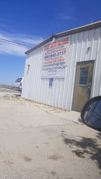 Coast Auto Salvage at 46404 Division St, Lancaster, CA 93535 — used auto parts in Lancaster, CA
