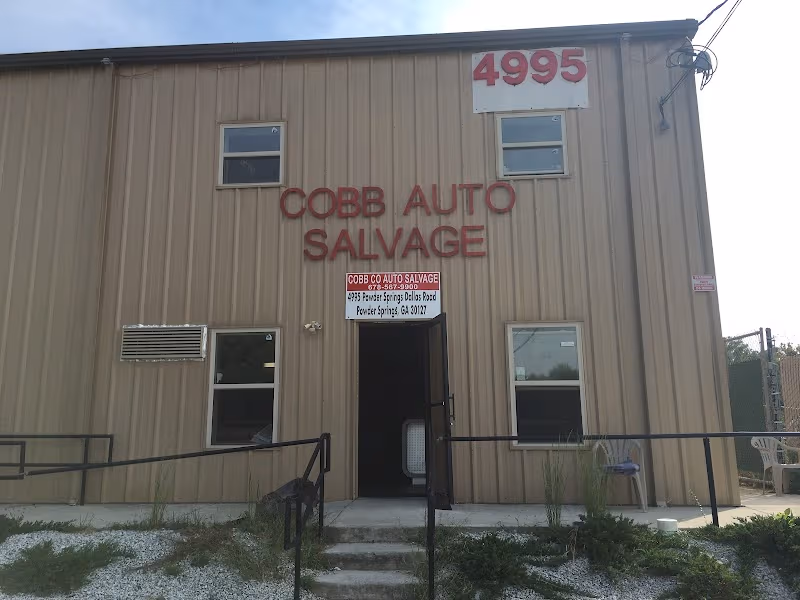Cobb County Junk Car Removal & Used Parts Locator at 4995 Powder Springs Dallas Rd B, Powder Springs, GA 30127 — used auto parts in Powder Springs, GA