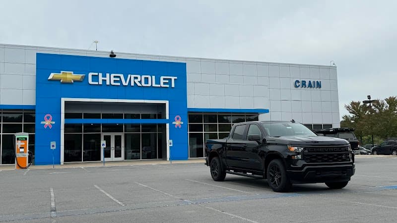 Crain Chevrolet Parts Shop at 9911 I-30, Little Rock, AR 72209