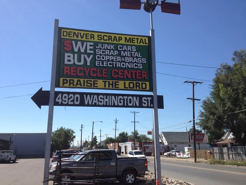 Denver Scrap Metal Recycle Center at 4920 Washington St, Denver, CO 80216 — used auto parts in Denver, CO