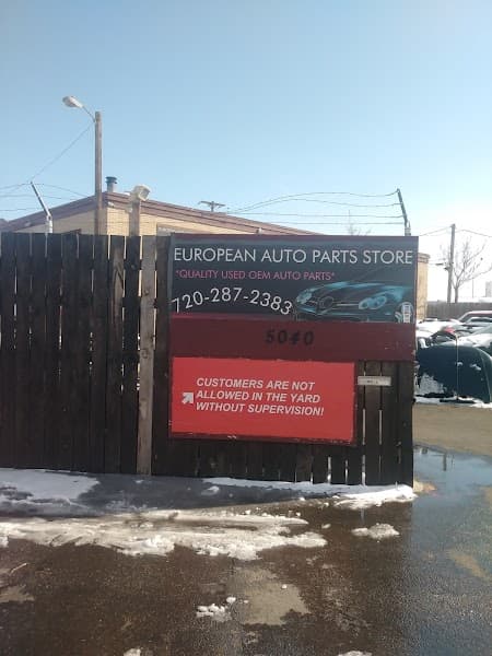 European Auto Parts Store LLC at 5040 Brighton Blvd, Denver, CO 80216