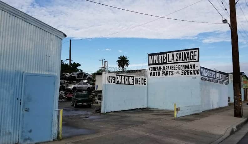 Imports L.A. Salvage at 7673 S Alameda St, Los Angeles, CA 90001 — used auto parts in Los Angeles, CA