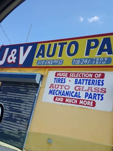 J & V Auto Parts at 519 E 83rd St, Brooklyn, NY 11236 — used auto parts in Brooklyn, NY