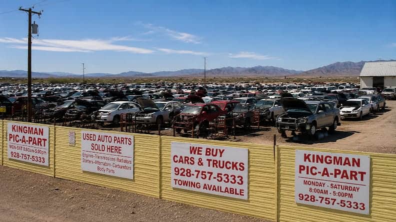 Kingman Pic A Part at 3920 E Andy Devine Ave, Kingman, AZ 86401 — used auto parts in Kingman, AZ