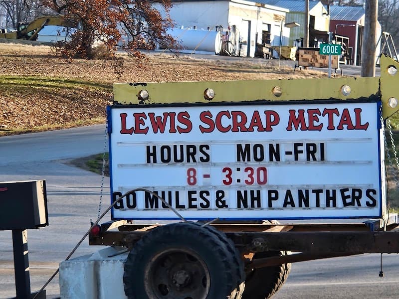 Lewis Scrap Metal at 593 Co Rd 2575 N, Burnt Prairie, IL 62820