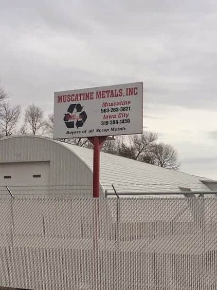 Muscatine Metals, Inc. Iowa City Location at 2750 S Riverside Dr, Iowa City, IA 52246 — used auto parts in Iowa City, IA