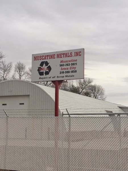 Muscatine Metals, Inc. Iowa City Location at 2750 S Riverside Dr, Iowa City, IA 52246 — used auto parts in Iowa City, IA