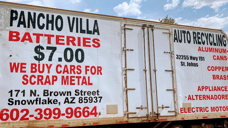 Pancho Villa Scrap Metal And Used Auto Parts at 171 Brown St, Snowflake, AZ 85937