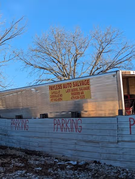 Payless Auto Salvage at 13409 Cloverdale Rd, Rogers, AR 72756 — used auto parts in Rogers, AR