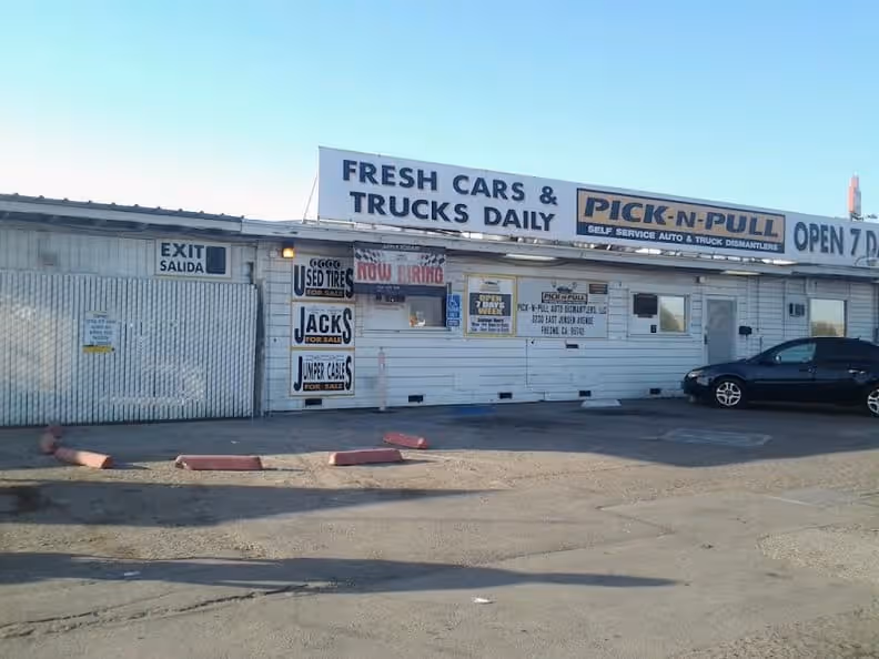 Pick-n-Pull at 3230 E Jensen Ave, Fresno, CA 93706 — used auto parts in Fresno, CA